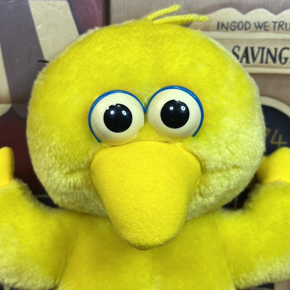 Vintage Sesame Street Tickle Me Laughing Shaking Big Bird Plush - Picture 3 of 6